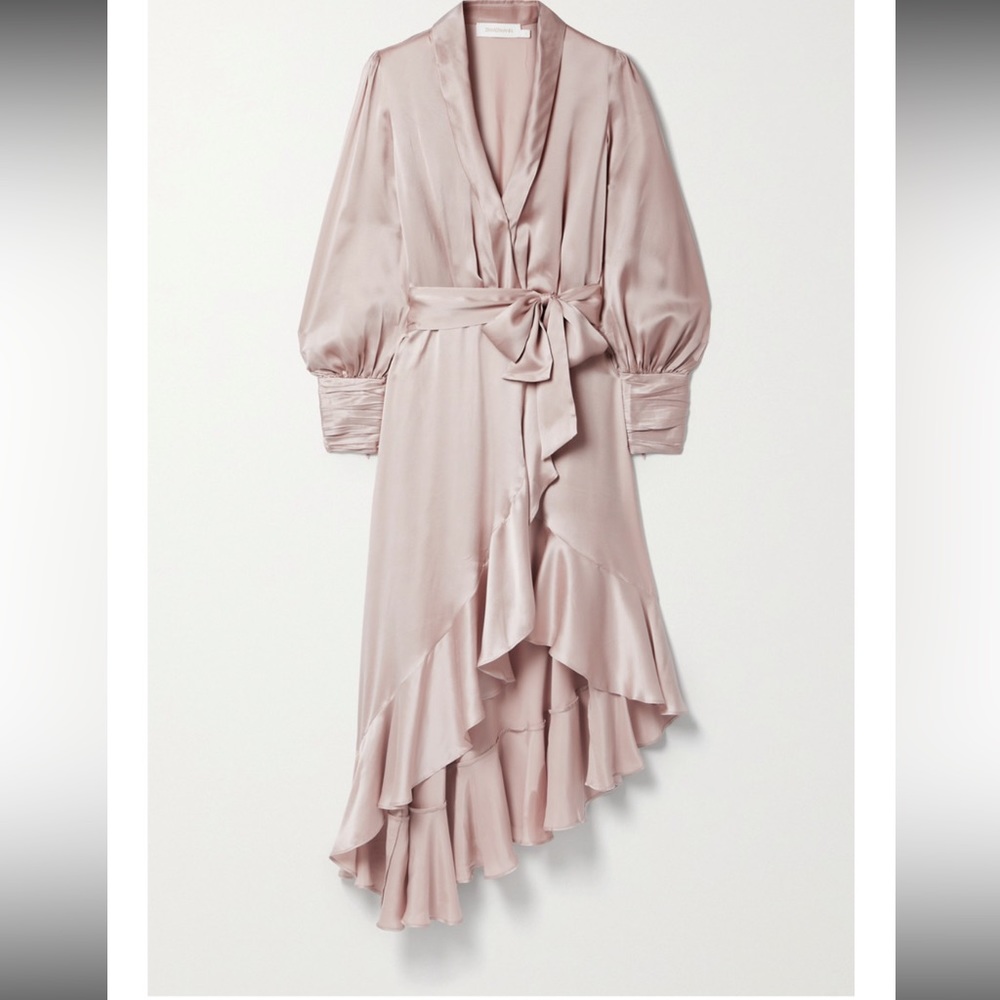 Zimmerman Midi Wrap Dress